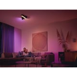 Philips HUE White & Color Ambiance CentrisCross 3er Deckenspot, LED-Leuchte schwarz