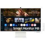 Samsung S32FM801UU, LED-Monitor 80 cm (32 Zoll), weiß, UltraHD/4K, VA, HDMI, USB-C, Lautsprecher