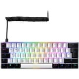 Sharkoon SKILLER SGK50 S4, Gaming-Tastatur weiß/schwarz, DE-Layout, Kailh Red