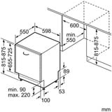 Siemens SN65EX22CE iQ500 , Spülmaschine 60 cm, Home Connect