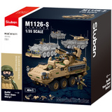 Sluban ModelBricks M1126 Stryker ICV, Konstruktionsspielzeug 