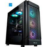 Thermaltake Tarvos Black, Gaming-PC schwarz, Windows 11 Home 64-Bit