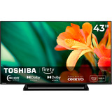 Toshiba 43UF3F63DAR, LED-Fernseher 108 cm (43 Zoll), schwarz, UltraHD/4K, Triple Tuner, HDR, Fire TV