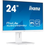 iiyama ProLite XUB2492HSU-W5, LED-Monitor 60.5 cm(23.8 Zoll), weiß, HDMI, DisplayPort, VGA