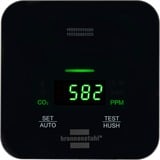 Brennenstuhl CO₂ Messgerät C2M L 4050, CO2-Messgerät schwarz, CO₂ Ampel und akustischer Alarm