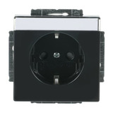 Busch-Jaeger Schutzkontakt Steckdosen Einsatz 20 EUCNB-81 anthrazit, Retail