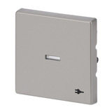 Busch-Jaeger Wippe mit Aufdruck edelstahl, Retail