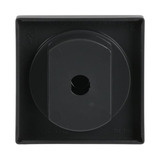 Busch-Jaeger Zentralscheibe Jalousie mit Drehgriff, Abdeckung schwarz, Retail