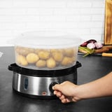 Cecotec Elektrischer Dampfgarer Vapovita 3000 INOX edelstahl, 800 Watt, 3x 3 Liter