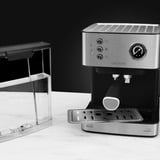 Cecotec Power Espresso 20 Matic Professionale, Espressomaschine edelstahl (gebürstet)/schwarz, 850 Watt