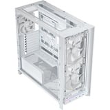 Corsair FRAME 5000D WOOD RS, Tower-Gehäuse weiß/holz, Tempered Glass