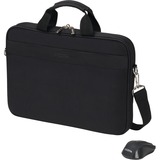 DICOTA Top Traveller Mouse Kit , Notebooktasche schwarz, bis 39,6 cm (15,6")