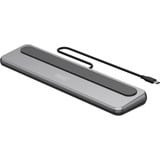 Digitus 12-Port USB-C 8K Docking Station, Dockingstation grau/schwarz, USB-C, 8K