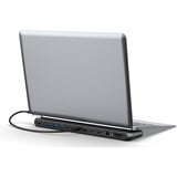 Digitus 12-Port USB-C 8K Docking Station, Dockingstation grau/schwarz, USB-C, 8K