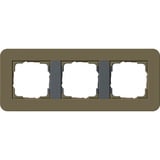 Gira Abdeckrahmen dreifach braun, Retail