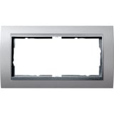 Gira Abdeckrahmen zwei Fach Event aluminium, Retail