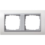 Gira Abdeckrahmen zweifach weiß (glänzend), Retail