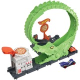 Hot Wheels City Nemesis Gator Pizza Shop, Rennbahn inkl. 1 Spielzeugauto