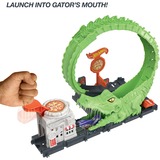 Hot Wheels City Nemesis Gator Pizza Shop, Rennbahn inkl. 1 Spielzeugauto