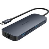 Hyper HyperDrive Next 10 Port USB-C Hub, Dockingstation dunkelblau, USB-C, HDMI, USB-A