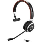 Jabra Evolve 65 MS SE, Headset schwarz/silber, Bluetooth, Mono