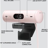 Logitech Brio 500, Webcam rosa/schwarz, Rose