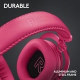 Logitech Gaming PRO X 2 LIGHTSPEED, Gaming-Headset magenta, USB, 3.5 mm, Bluetooth