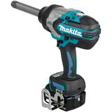 Makita Akku-Schlagschrauber DTW1005Z, 18Volt blau/schwarz, ohne Akku und Ladegerät, mit 138mm Langschaft 3/4"-Vierkant