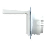 Merten Schutzkontakt-Steckdose mit Klappdeckel IP44 weiß (glänzend), Retail