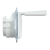 Merten Schutzkontakt-Steckdose mit Klappdeckel IP44 weiß (glänzend), Retail