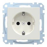 Merten Schutzkontaktsteckdose mit erhöhtem Berührungsschutz weiß (glänzend), Retail