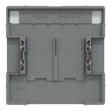 Merten Zentralplatte 2fach mit Schriftfeld und integrierten Verschlussschiebern bronze, Retail