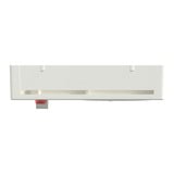 Merten Zentralplatte besonders flach für Raumtemperaturregler-Einsatz mit Schalter 534819 weiß (glänzend), Retail