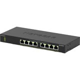 Netgear GS308LP, Switch schwarz, PoE+-Switch mit 8 Anschlüssen
