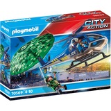 PLAYMOBIL 70569 Polizei-Hubschrauber: Fallschirm-Verfolgung, Konstruktionsspielzeug
