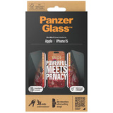 PanzerGlass Privacy Displayschutz Ultra-Wide Fit, Schutzfolie transparent, iPhone 15, EasyAligner