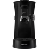 Philips Senseo Select Eco CSA240/20, Padmaschine schwarz, schwarz gesprenkelt