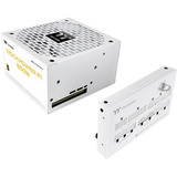 Thermaltake Dockpower FI 850W Snow, PC-Netzteil weiß, 1x 12-Pin High Power GPU, 4x PCIe, Kabelmanagement, 850 Watt