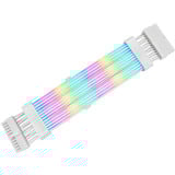 Thermaltake Mod ARGB Snow Cable 24Pin, Kabelmanagement weiß