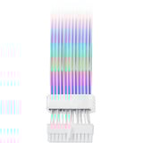 Thermaltake Mod ARGB Snow Cable 24Pin, Kabelmanagement weiß