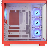Thermaltake View 380 XL TG ARGB Flaming Orange, Tower-Gehäuse rot, Tempered Glass x 2
