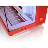 Thermaltake View 380 XL TG ARGB , Tower-Gehäuse rot, Tempered Glass x 2