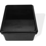 Weber Works Aufbewahrungsbehälter, einsetzbar in Seitentisch schwarz, für SLATE GPD Premium Plancha