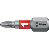 Wera Kraftform Kompakt 28 RA 1, Bit-Satz schwarz/grün, 6-teilig, 1/4", mit Ratschenfunktion und Edelstahl-Bithalter