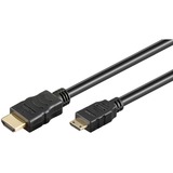 goobay Adapterkabel HDMI > Mini-HDMI schwarz, 5 Meter
