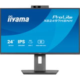 iiyama ProLite XB2497HSNH-B1, LED-Monitor 60.5 cm (23.8 Zoll), schwarz (matt), FullHD, IPS, Webcam, Mikro, USB-Hub, 100Hz Panel