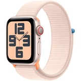 Apple Watch SE (2023), Smartwatch Polarstern, 40 mm, Sport Loop, Aluminium