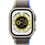 Apple Watch Ultra, Smartwatch blau/grau, 49 mm, Trail Loop, Titangehäuse, Cellular