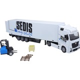 Bburago Mercedes Benz Actros, Modellfahrzeug weiß/schwarz