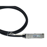 BlueOptics BlueLAN Direct Attach Kabel kompatibel zu MikroTik Q+DA0001 QSFP schwarz, 1 Meter